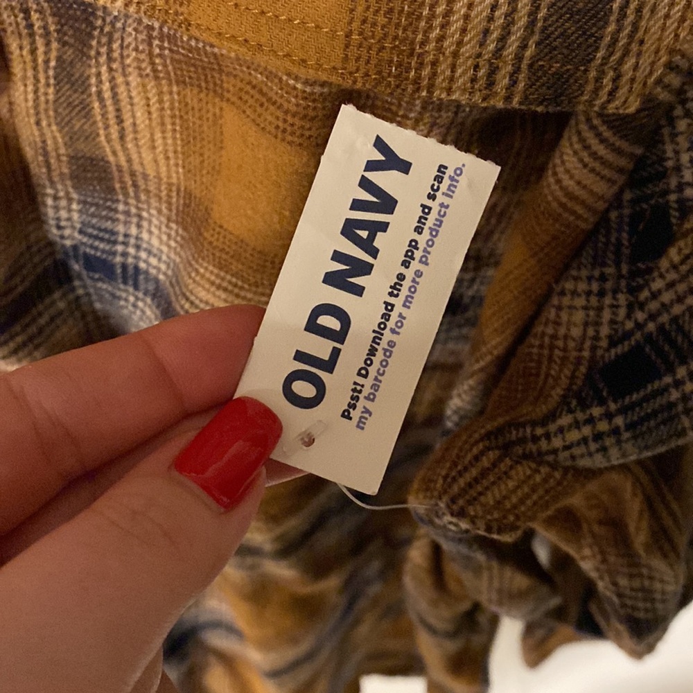Old Navy flannel shirt - Picture 4 of 11